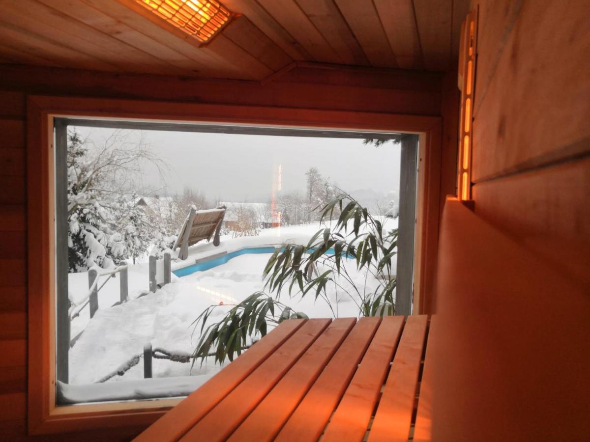 Sen Sosen - Czarujacy Dom Z Sauna, Basenem I Stodola Lekawica  Zewnętrze zdjęcie